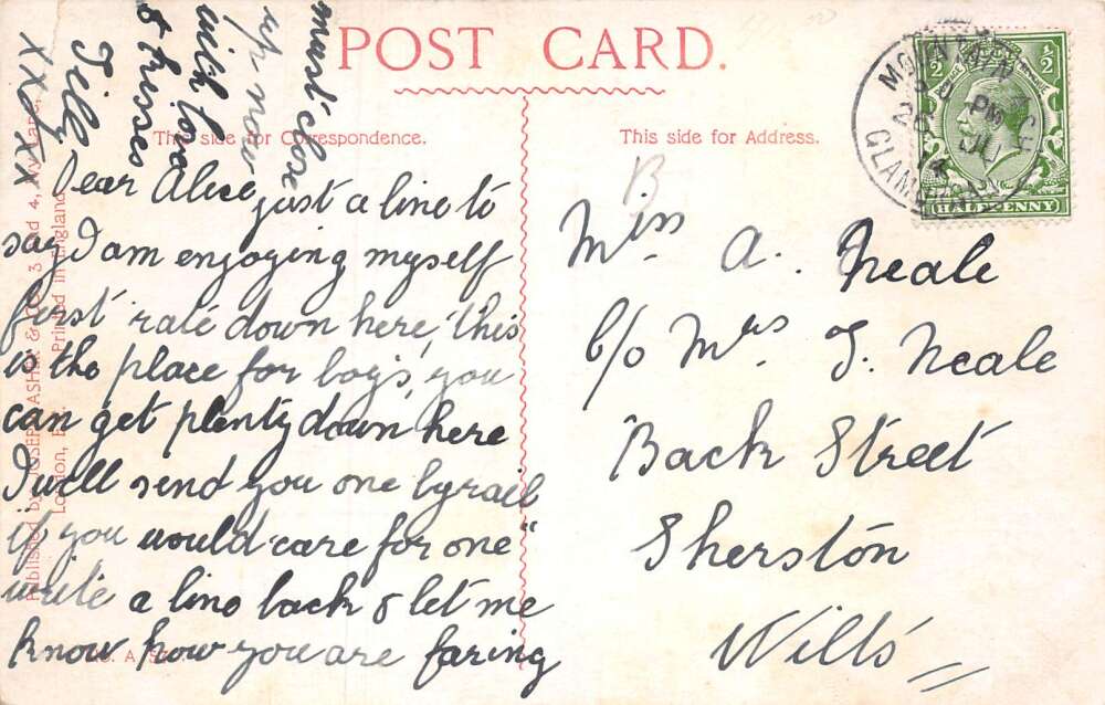 Greetings Humor 1st Class Train Ticket Pawn Shop Vintage Postcard AA108891 - Image 2