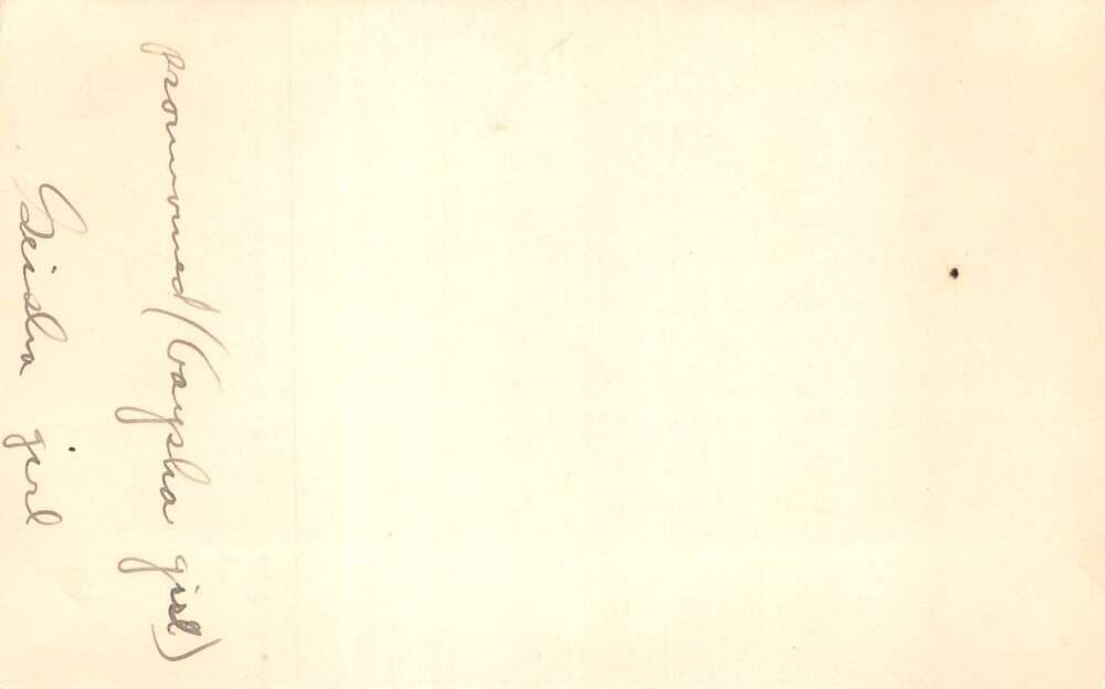 Japan Geisha Girl Real Photo Vintage Non PC Back AA108913 - Image 2