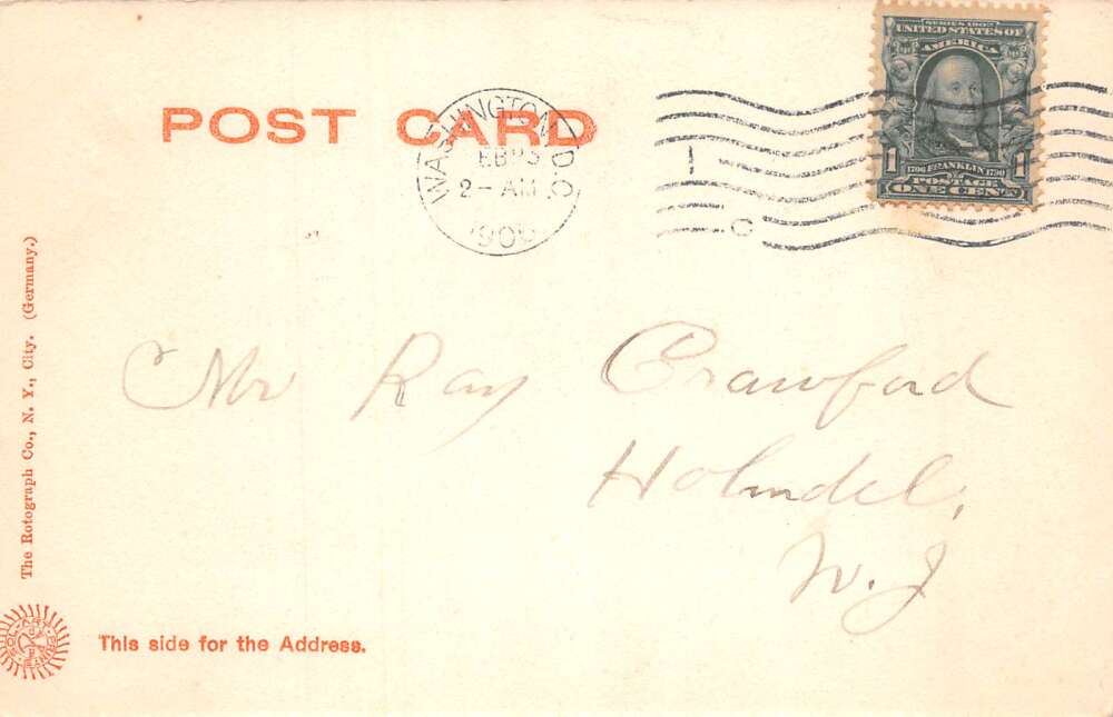 Washington DC Oldroyd Lincoln Museum Vintage Postcard AA108982 - Image 2