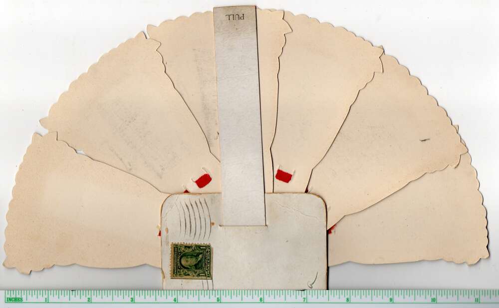 Middletown New York Fold Out Fan Views Novelty Mechanical Postcard AA109204 - Image 4
