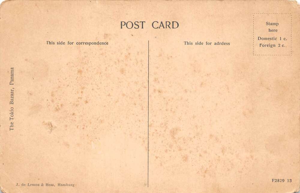 Panama Canal Toro Point Lighthouse Vintage Postcard AA109258 - Image 2