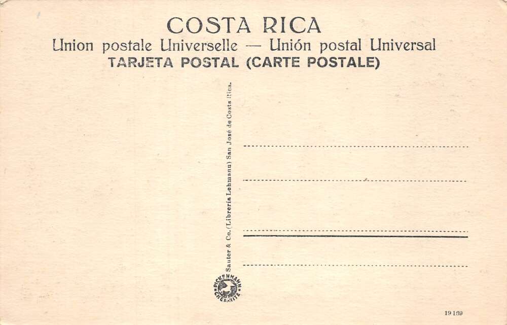 Costa Rica Poas Volcano Eruption Vintage Postcard AA109388 - Image 2