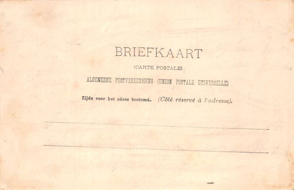 Cadzand Netherlands Mariastraat Street Scene Vintage Postcard AA109393 - Image 2