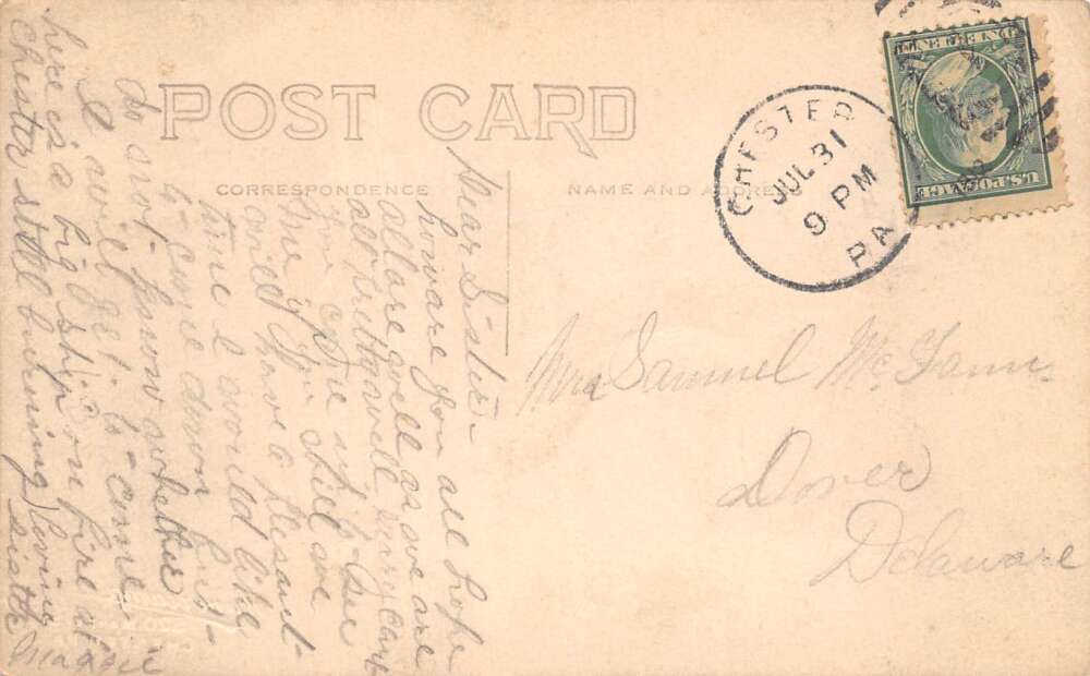 Chester Pennsylvania Steamer Ship Fire Disaster Real Photo Postcard AA109419 - Image 2