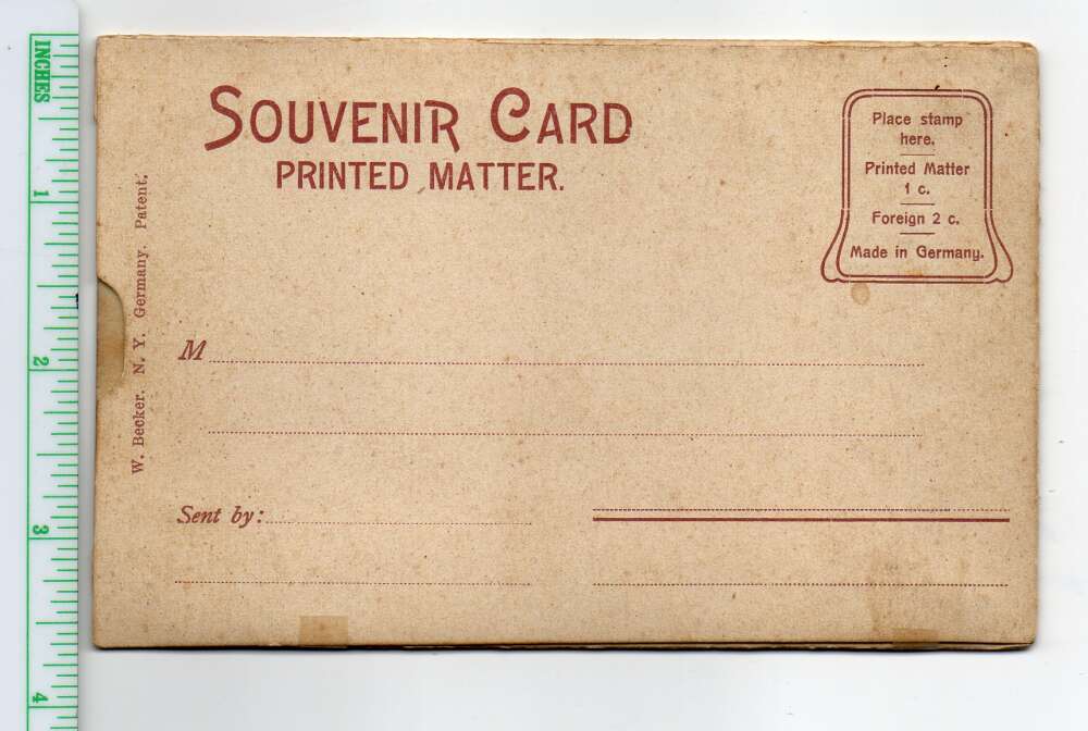 Jeffersonville New York Mechanicall Pull Out Views Vintage Postcard AA109442 - Image 2