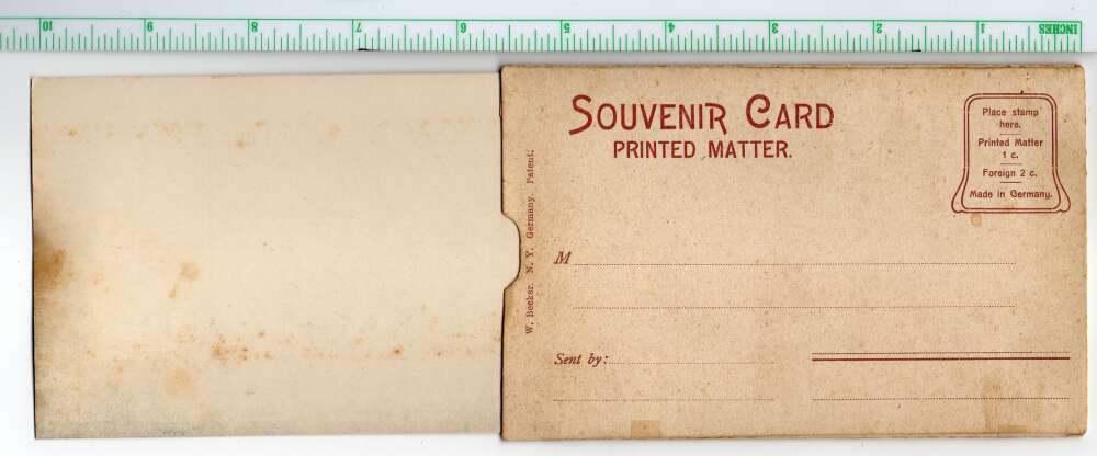 Jeffersonville New York Mechanicall Pull Out Views Vintage Postcard AA109442 - Image 4