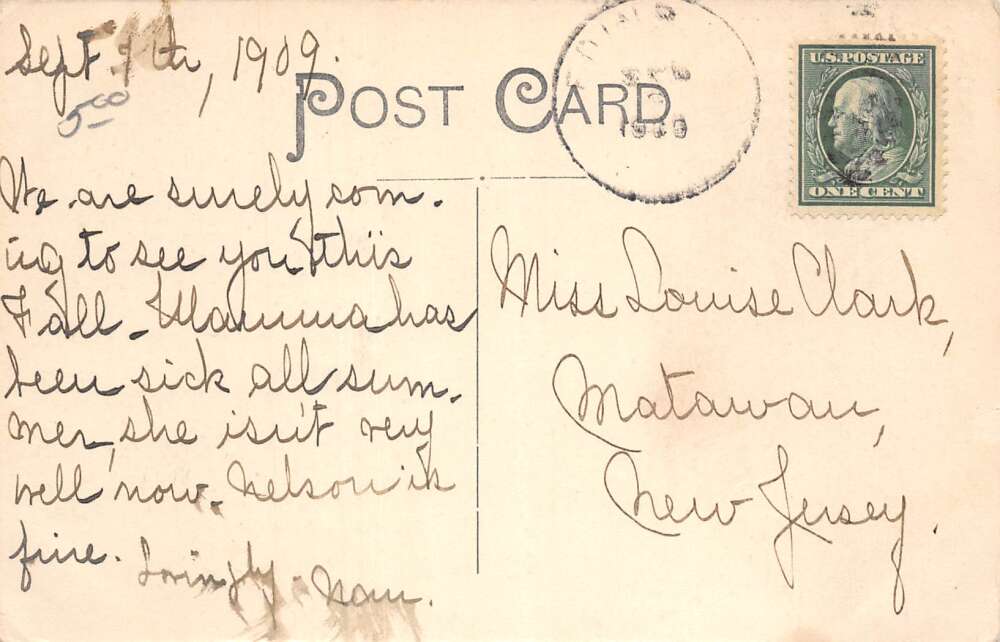 Piermont New York Fort Comfort Bowling Alley Vintage Postcard AA109558 - Image 2