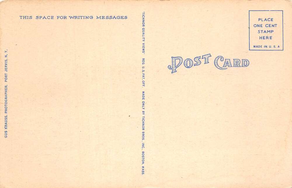 Port Jervis New York Port Jervis Bowl Bowling Alley Vintage Postcard AA109562 - Image 2