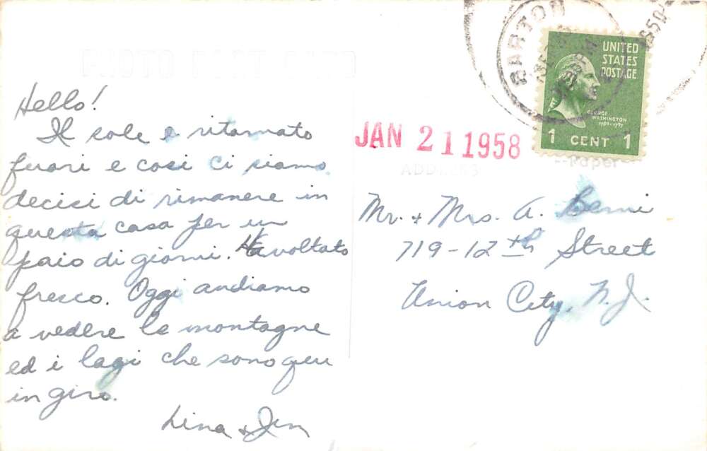 Barton Vermont Four Square Lodge and Cottages Real Photo Postcard AA72049 - Image 2