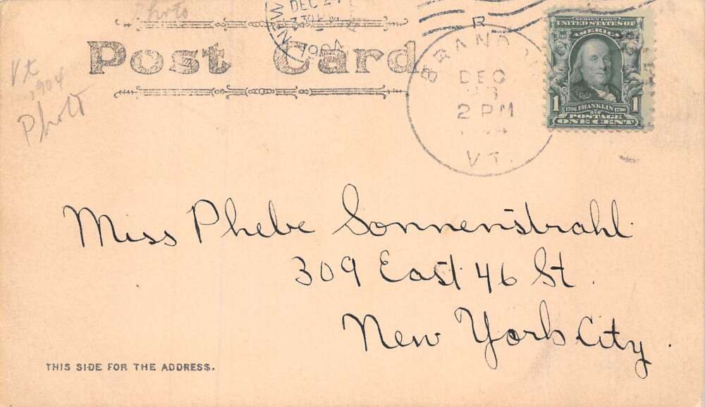 Brandon Vermont Soldiers Monument Real Photo Vintage Postcard AA72121 - Image 2