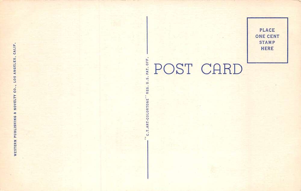 Hammer Field California Greetings Large Letter Linen Vintage Postcard AA72149 - Image 2