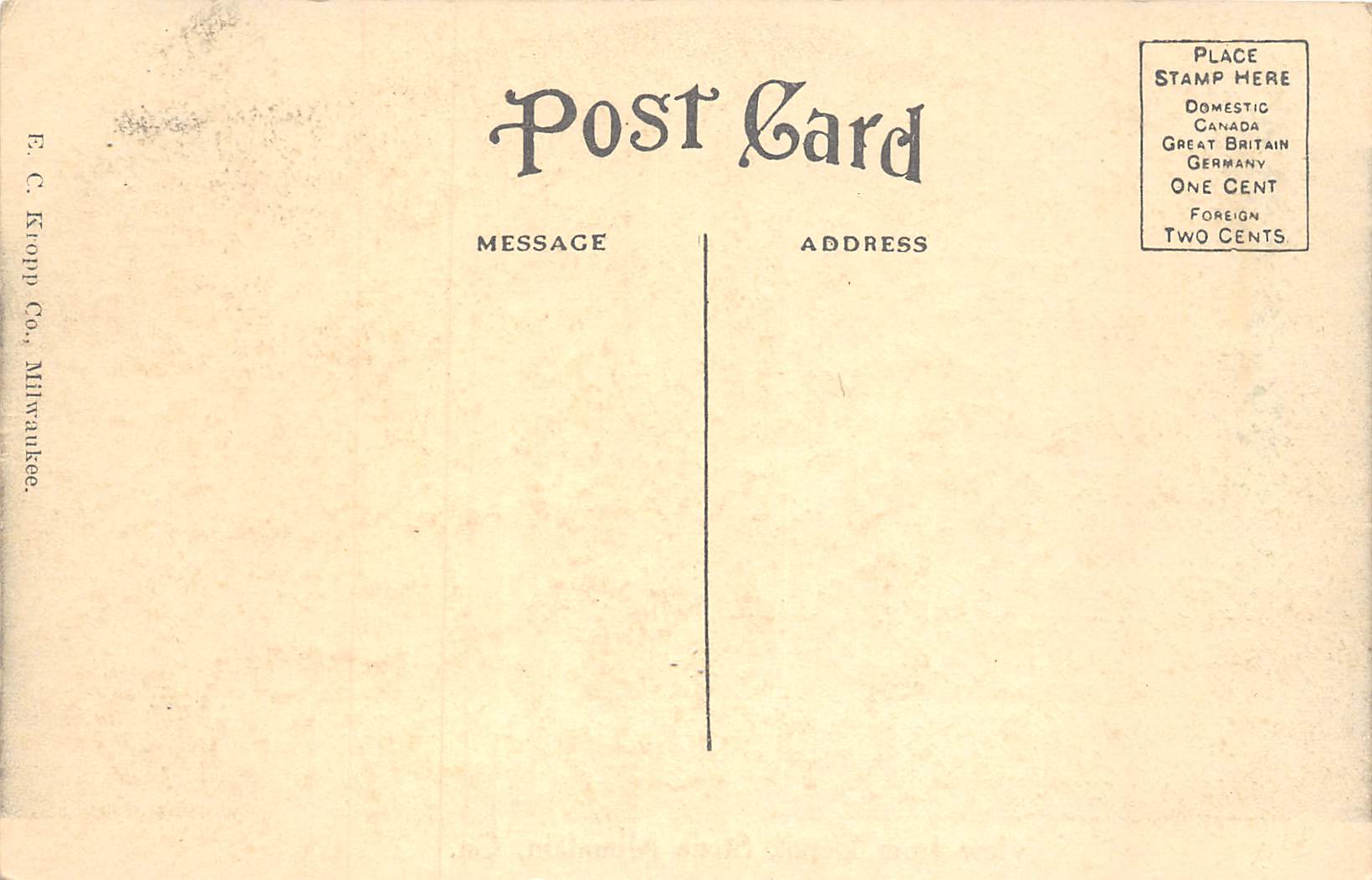 Carrollton Georgia Mandeville Mills No. 1 & 2, Divided Back,Vintage PC U11377 - Image 2