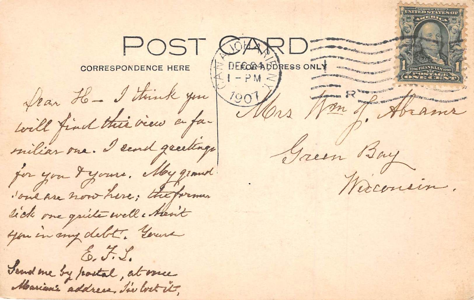 Canajoharie New York Gorge Below Canajoharie Falls, Real Photo Vintage PC U11441 - Image 2