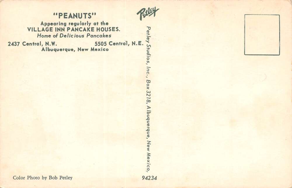 Albuquerque New Mexico Peanuts the Clown,Appearing At Village Inn Pancake House, PC U11528 - Image 2