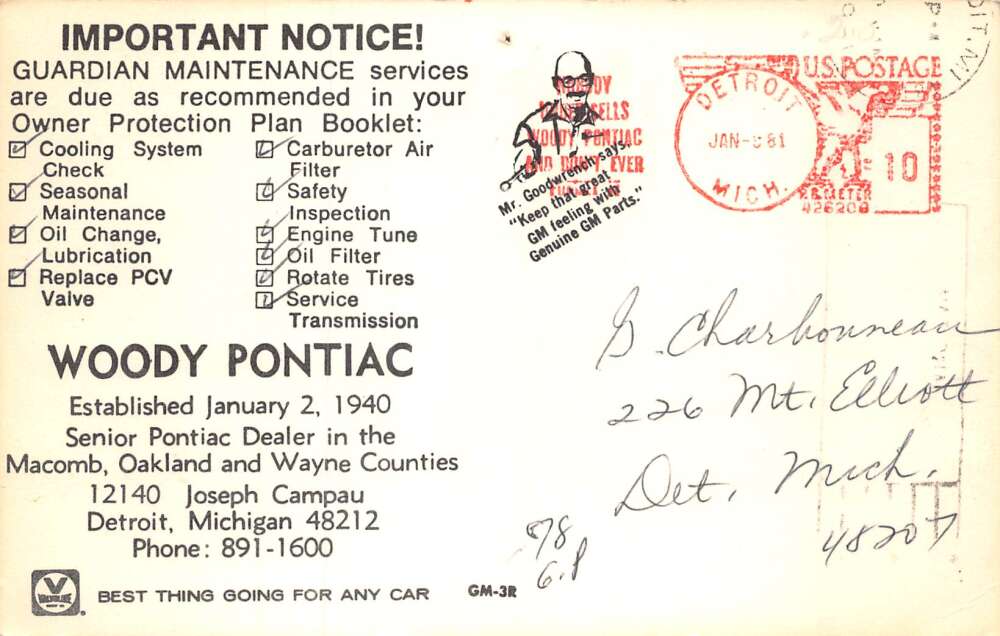 Buean Park California Rolls Royce formerly Owned by Charlie Chaplin PC AA72319 - Image 2