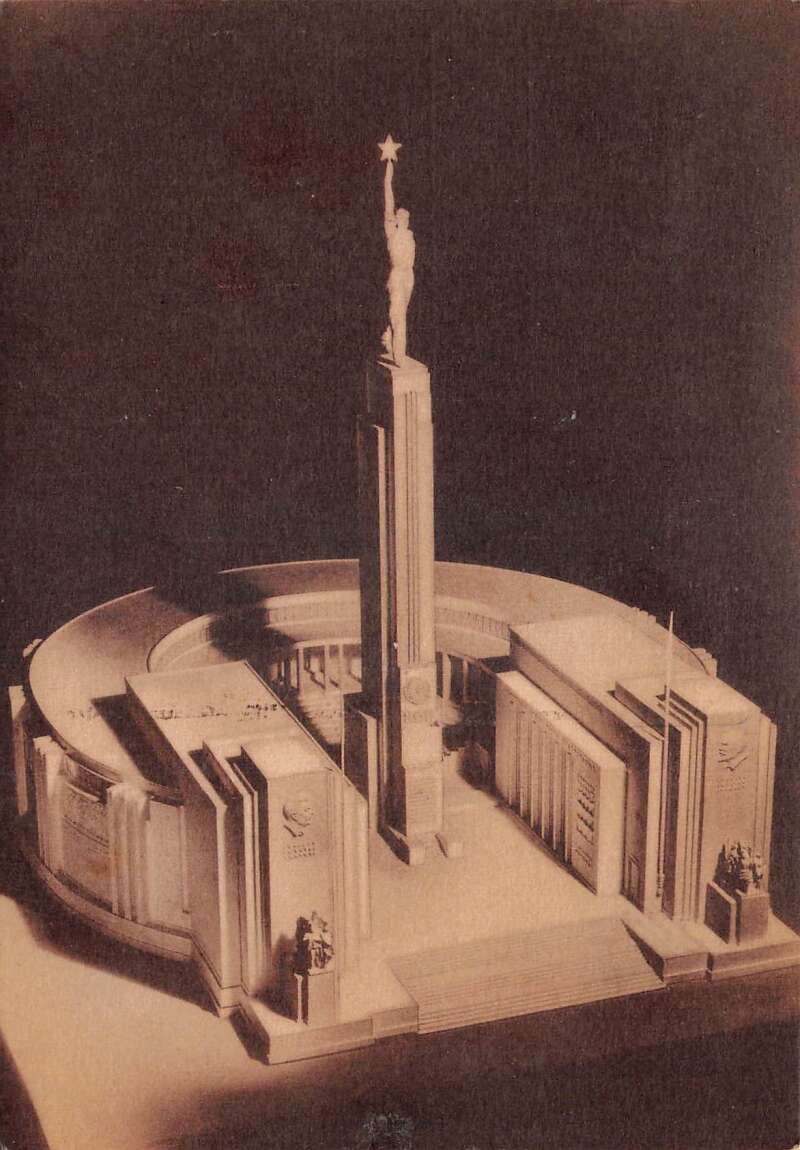 Group of 7 1939 New York Worlds Fair Russia Pavilion USSR Postcards AA72374 - Image 7