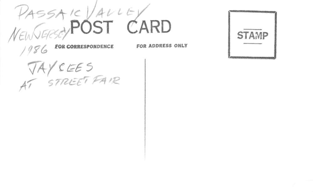 Passaic Valley New Jersey Jaycees Street Fair Clowns Real Photo Postcard AA72383 - Image 2