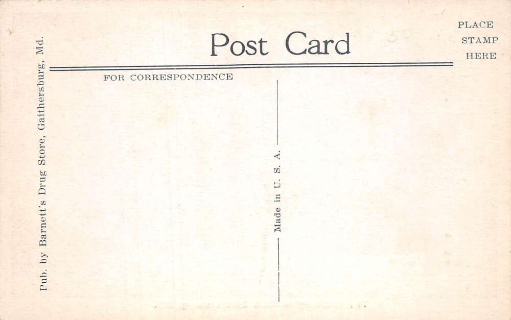 Gaithersburg Maryland Washington Oak Vintage Postcard AA109932 - Image 2