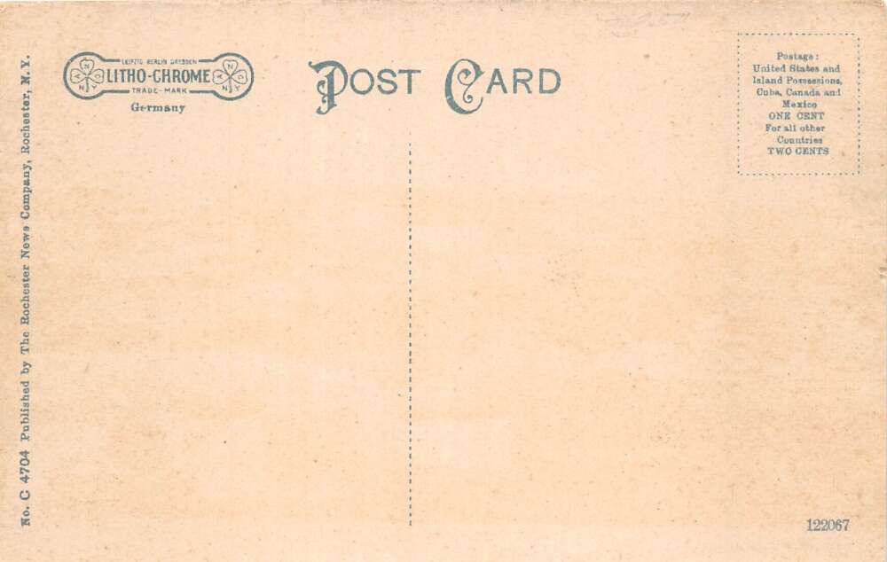 Fairport New York Birds Eye View Vintage Postcard AA110128 - Image 2