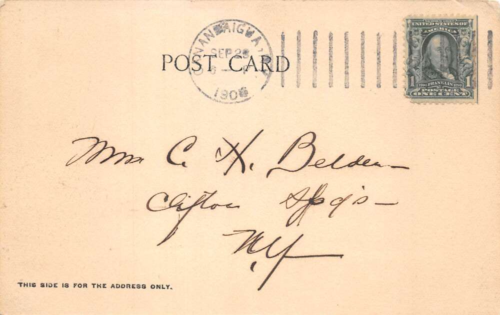 Canadaigua New York Bare Hill Scenic View Vintage Postcard AA110687 - Image 2