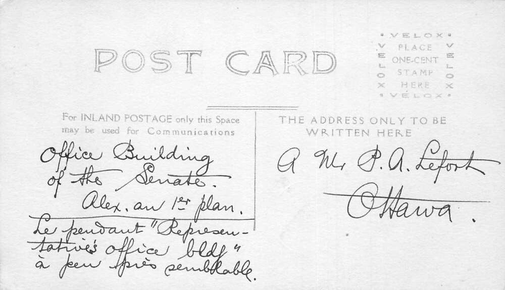 Washington DC House Office Bldg Street Scene Real Photo Postcard AA110733 - Image 2