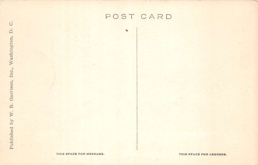 Washington DC Marine Barracks Officers Quarters Vintage Postcard AA110736 - Image 2