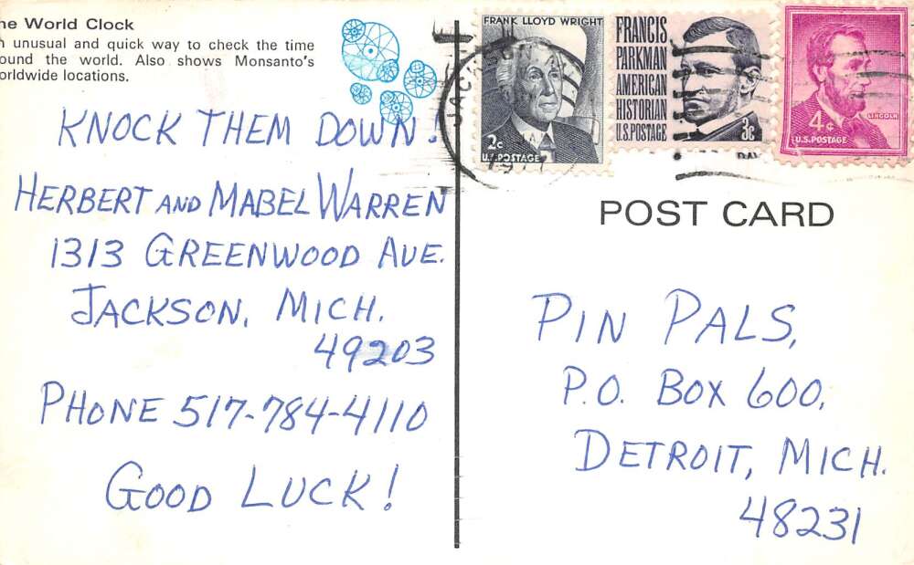 Disneyland Monsanto Adventure Thru Inner Space World Clock Postcard AA110777 - Image 2