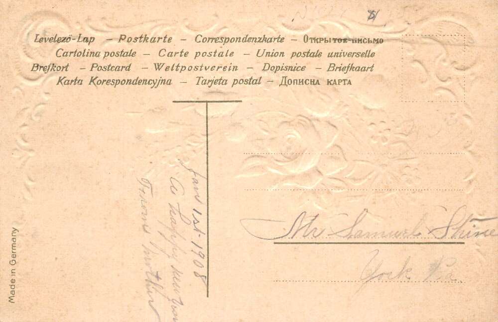 Oak Hill Maryland Greetings Flowers Glitter Postcard AA110786 - Image 2