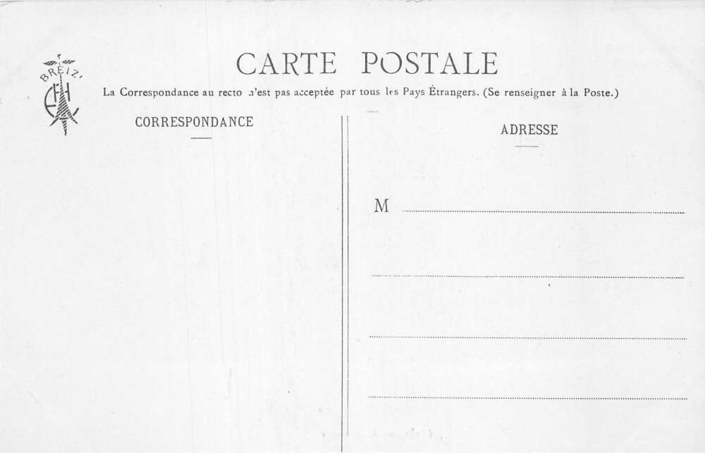 St Brieuc France Market Scene Lady with Pigs Vintage Postcard AA111072 - Image 2