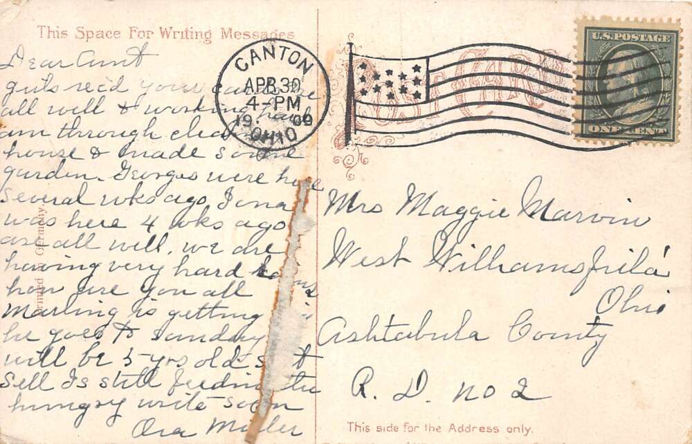 Canton Ohio Pike at Meyers Lake Vintage Postcard AA111365 - Image 2