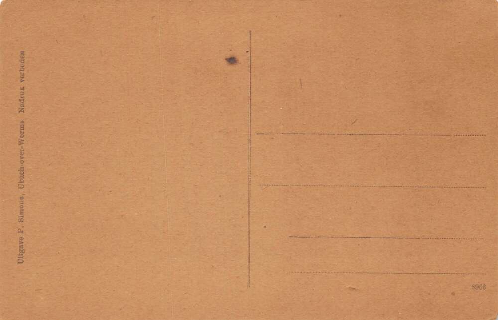 Voerendaal Netherlands Train Station Vintage Postcard AA111367 - Image 2