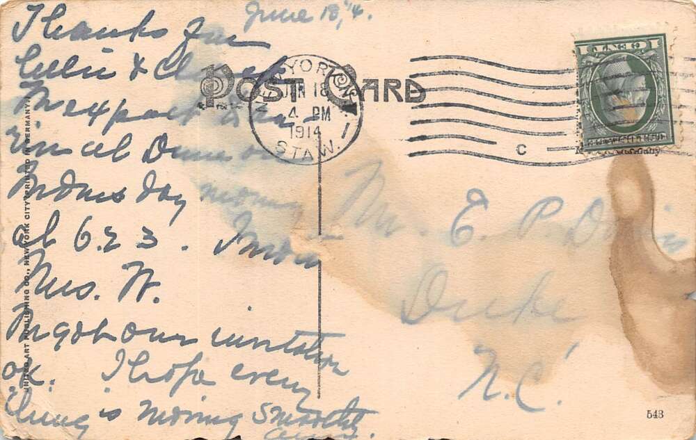 Rion South Carolina Grave Marker Made Of Winnsboro Blue Granite, PC U26626 - Image 2