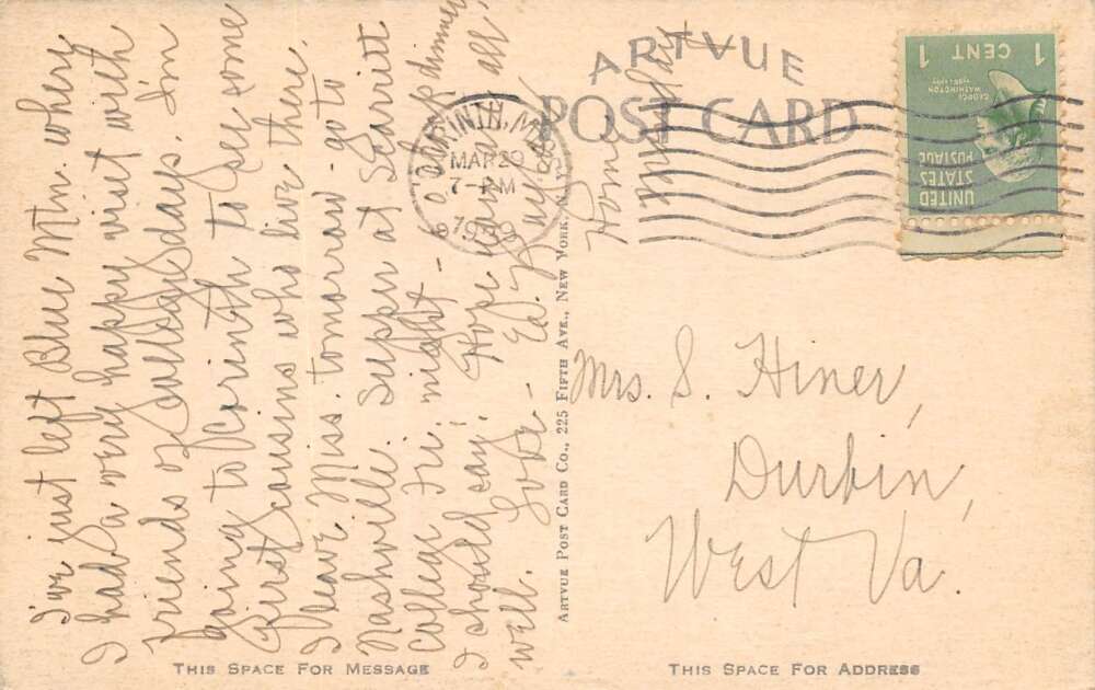 Blue Mountain Mississippi Admin. Bldg., Blue Mountain College, PC U26654 - Image 2