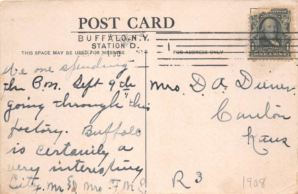 Buffalo New York The Larkin Factories Vintage Postcard AA111520 - Image 2