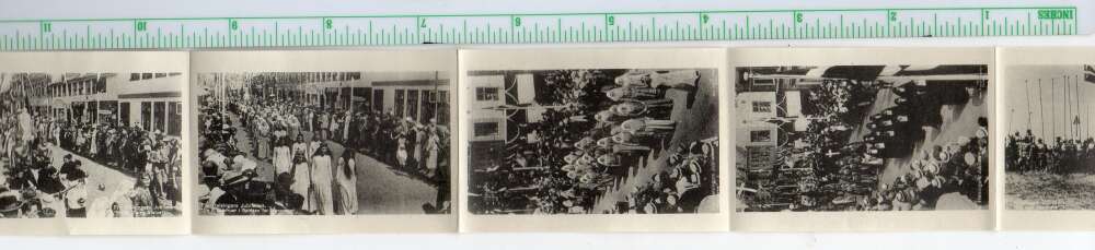 Helsignor Denmark Celebration Parade Fold out Views Trap Door Postcard AA111602 - Image 3