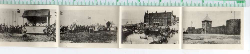 Helsignor Denmark Celebration Parade Fold out Views Trap Door Postcard AA111602 - Image 4