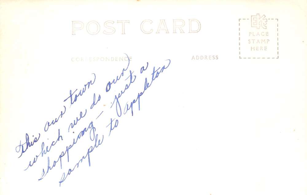 Ladysmith Wisconsin Aerial View Real Photo Vintage Postcard AA111765 - Image 2