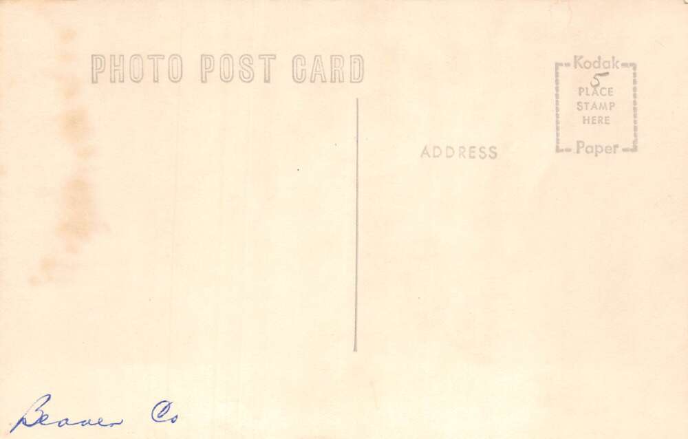 Beaver Utah Court House Real Photo Vintage Postcard AA112000 - Image 2