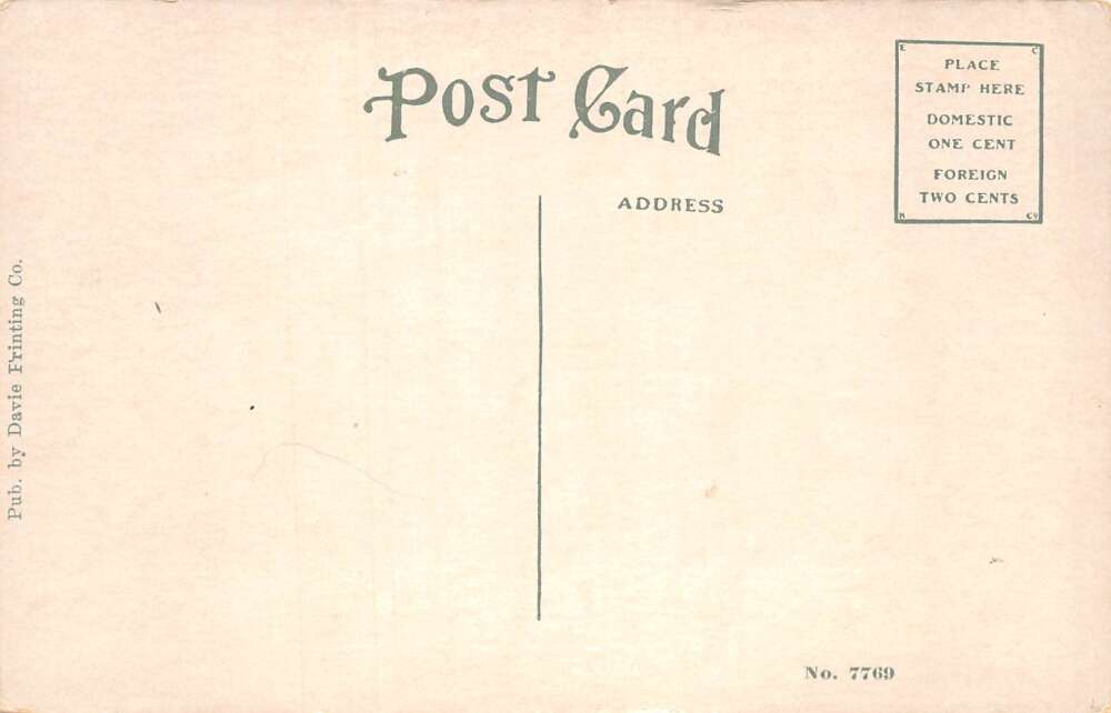 Nashville Tennessee Sunrise Auto Club Vintage Postcard AA112001 - Image 2