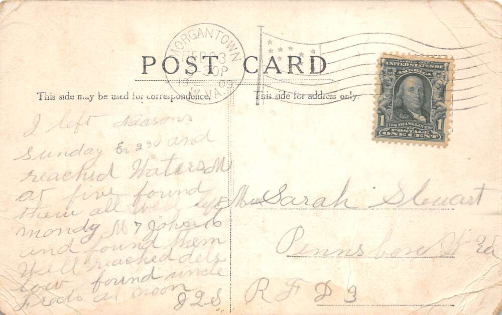 Rivesville West Virginia Stewartt's Residence Flood Disaster Postcard AA112145 - Image 2