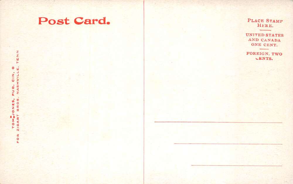 Nashville Tennessee St Cecelia Academy Vintage Postcard AA112555 - Image 2