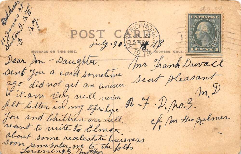 Richmond Borough New York St George Terminal Vintage Postcard AA112567 - Image 2