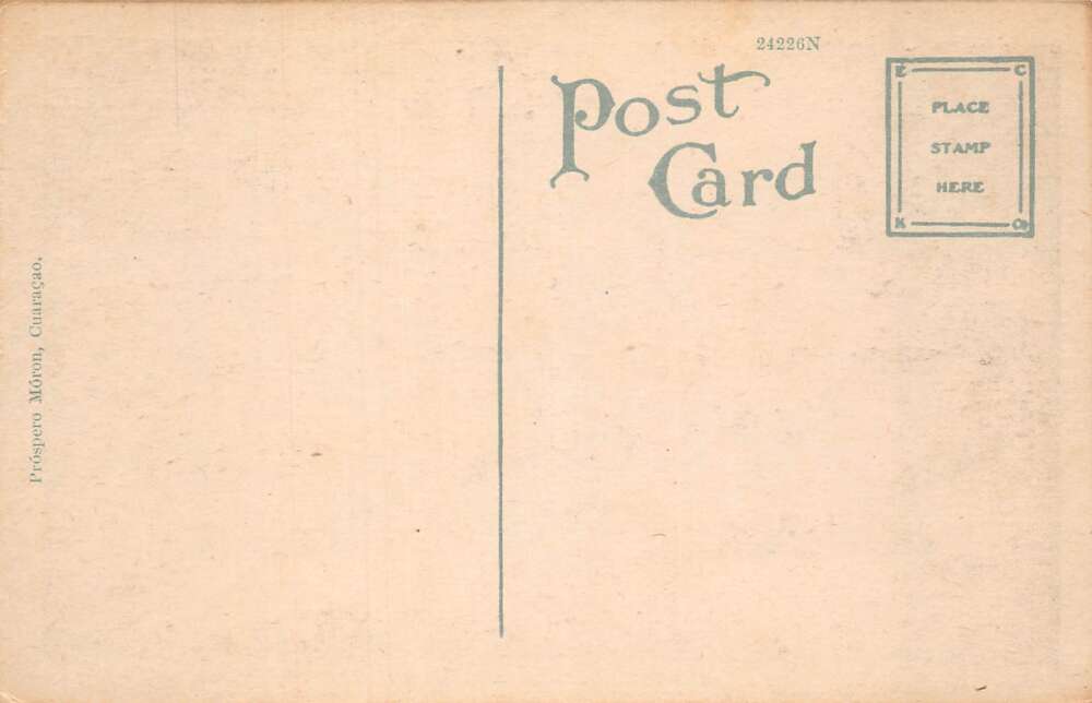 Punda Willemstad Curacao Calle Ancha Street Scene Vintage Postcard AA112316 - Image 2