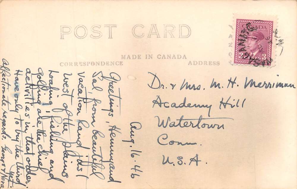 Clear Lake Canada Golf Course 18th Tee Real Photo Postcard AA112349 - Image 2