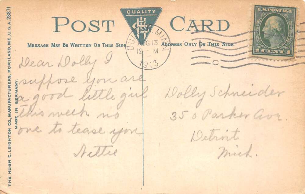 Spirit Lake Minnesota Campground Tents Vintage Postcard AA112362 - Image 2