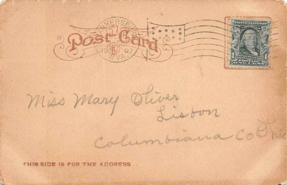 Parkersburg West Virginia Corner Of 7th & Market Sts., Trolleys, PC U27035 - Image 2